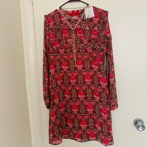 Floral print dress from TopShop